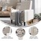 Flash Furniture Ezra Mid-Century Modern LeatherSoft Upholstered Button Tufted Pushback Recliner in Cream SG-SX-80415N-CRM-GG - alternate 10